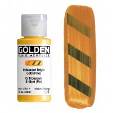 Golden Fluid 30ml Iridescent Bright Gold Fine