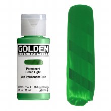 Golden Fluid 30ml Permanent Green Light