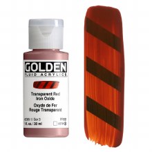 Golden Fluid 30ml Transparent Red Iron Oxide Golden Fluid 30ml Transparent Red Iron Oxide