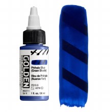 Golden High-Flow 30ml Phathalo Blue (Green Shade) Golden High-Flow 30ml Phathalo Blue (Green Shade)