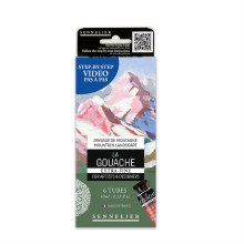 Sennelier Gouache Set 6 x 10ml tubes - Mountain Landscape