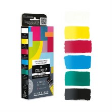 Sennelier Gouache Set 6 x 10ml tubes - Primary Colours