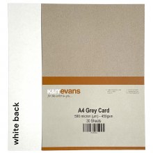 A4 Grey Card 450gsm 30s