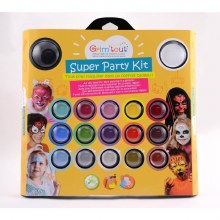 Grim'Tout Facepaint Super Party Kit of 17 Grim'Tout Facepaint Super Party Kit of 17