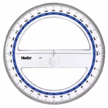 Helix 15cm 360 Degree Protractor Helix 15cm 360 Degree Protractor