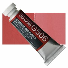 Holbein 15ml Artist Gouache G506 - Cadmium Red Purple