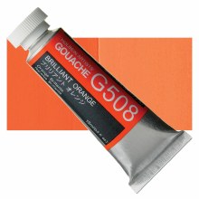 Holbein 15ml Artist Gouache G508 - Brilliant Orange