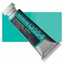 Holbein 15ml Artist Gouache G554 - Turquoise Green
