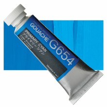Holbein 15ml Artist Gouache G654 - Primary Cyan