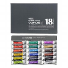 Holbein Artists' Gouache 15ml Set of 18