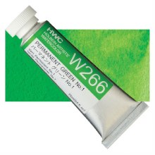 Holbein 15ml Artist Watercolour W266 - Permanent Green No.1