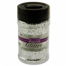 Icon 110g Silver Glitter Shaker