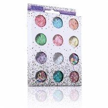 Icon Craft Box 12 Glitter Shapes Icon Craft Box 12 Glitter Shapes