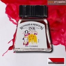 WINSOR & NEWTON INK 14ML CARMINE