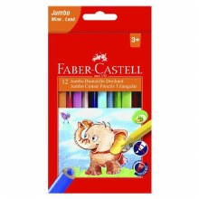 Faber Castell Jumbo Triangular Colour Pencils 12s Faber Castell Jumbo Triangular Colour Pencils 12s