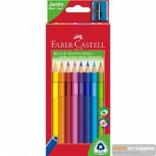 Jumbo Triangular Junior Colour Pencils, Wallet of 10