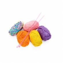 Knitting Wool Set 6 Pastel Colours