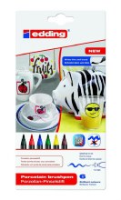 Edding 4200 Porcelain Markers - Family Set of 6 Edding 4200 Porcelain Markers - Family Set of 6