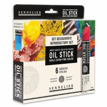 Sennelier Artists' Quality Oil Sticks - 6x38ml - Basic Colours