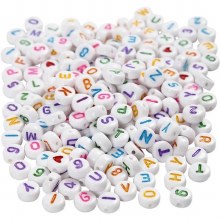 Letter Beads 25g - Assorted Colours