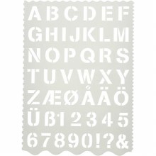 Letter Shape Stencil Letter Shape Stencil