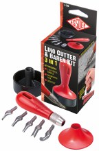 Lino Cutters & Baren Kit 5 Lino Cutters & Baren Kit 5