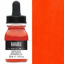 Liquitex 30ml Ink - Vivid Red Orange