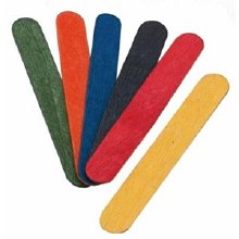 Lollipop Sticks Jumbo Coloured 25s