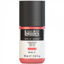 Liquitex Acrylic Gouache 59ml Fluorescent Red