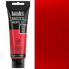 LIQUITEX BASIC 118ML TRANSPARENT RED