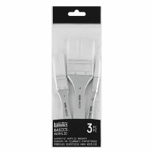 Liquitex Basics Brush Set - 3 Synthetic Brushes Liquitex Basics Brush Set - 3 Synthetic Brushes