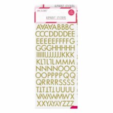 Love to Craft - Alphabet Stickers Gold 122 Love to Craft - Alphabet Stickers Gold 122