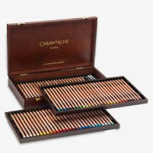 Caran d'Ache Luminance Wooden Set 76 *1 week extra lead time* Caran d'Ache Luminance Wooden Set 76 *1 week extra lead time*