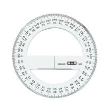 M+R 360° Protractor 15cm