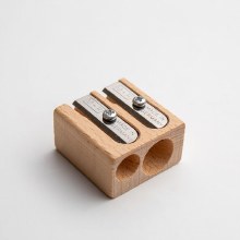 M+R Beechwood Double Hole Metal Sharpener M+R Beechwood Double Hole Metal Sharpener