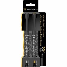 Manuscript Callicreative Metallic Markers - pack of 2 - Gold & Silver
