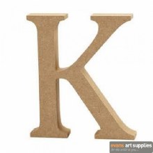 MDF Letter 13cm - K