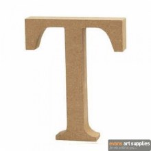 MDF Letter 13cm - T