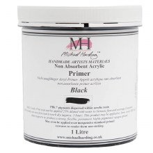 Michael Harding 1L Non Absobent Acrylic Primer Black