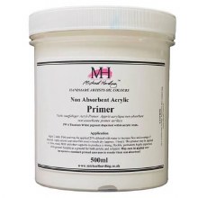 Michael Harding 500ml Non Absorbent Acrylic Primer - White Michael Harding 500ml Non Absorbent Acrylic Primer - White