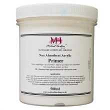 Michael Harding 500ml Non Absorbent Acrylic Primer - White