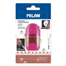 Milan Sharpener Eraser Combo Copper