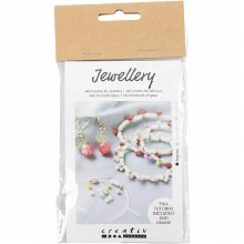 Additional picture of Mini Creative Jewellery Kit - Cherry Earring & Elastic Bracelet