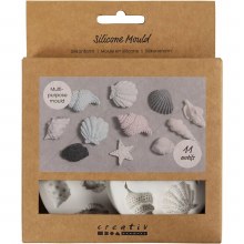 Mould Silicone - Starfish & Shells