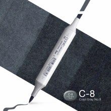 Copic Sketch C8 Cool Gray 8