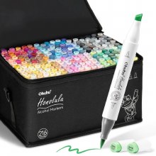 Additional picture of Ohuhu Honolulu Classic 216 Colour - Dual Tipped Alcohol Markers