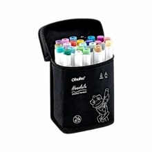 Ohuhu Honolulu Classic 24 Colour - Dual Tipped Alcohol Markers