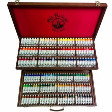 Old Holland 15106 Limited Edition Wooden Oil Colour box of 168 Tubes