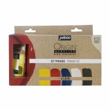 Pebeo Origin Acrylic Primary Colour Set