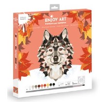 Paint by Numbers 30x30cm Wolf Paint by Numbers 30x30cm Wolf